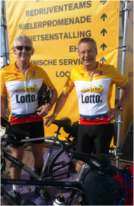 Oer-Orcanen Robin Sterk (l) en Frans Vernooy (r) na de toertocht